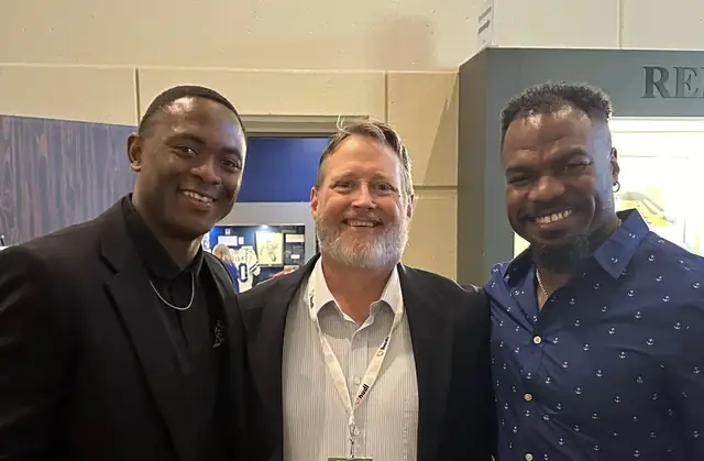 Chris Doelle with Jonathan Gray and Fozzy Whitaker