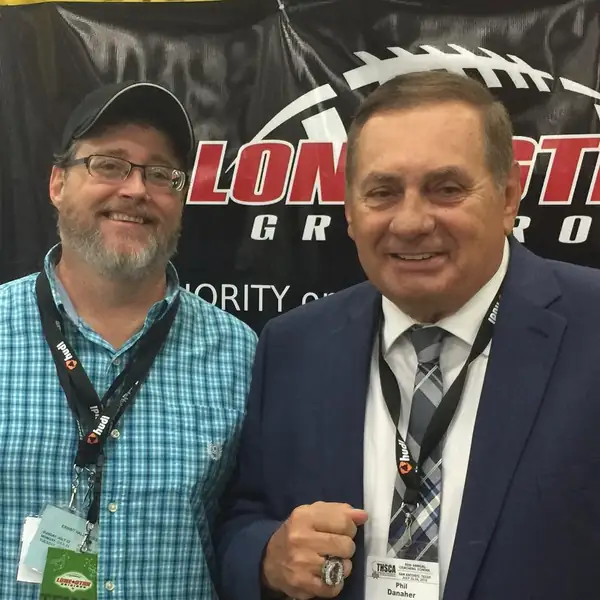 Chris Doelle with Phil Danaher